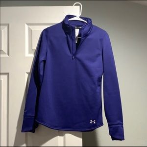 LIKE NEW Women's Under Armour 1/4 zip sweatshirt